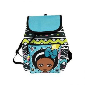 Dot Tribal Drawstring Mini Backpack Purse