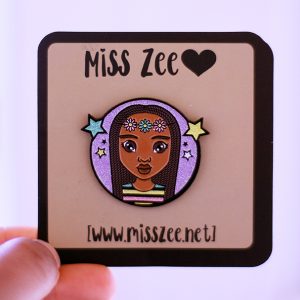 Flower Twist Enamel Pin