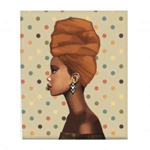 Miss Zee Headwrap Queen Canvas